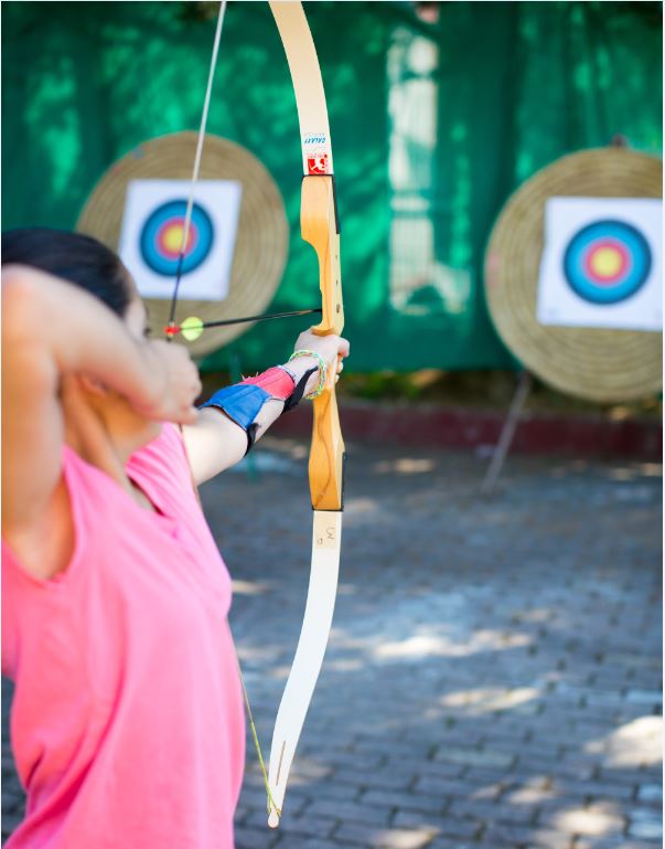 Tir à l'arc 3D à la Base Sports Loisirs de la Vézère