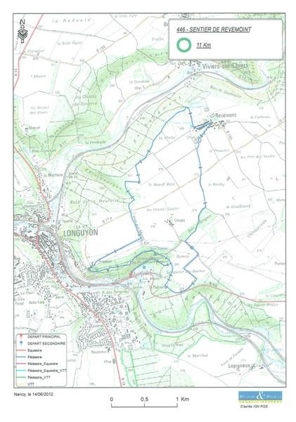 Sentier pédestre de revèmont Longuyon Grand Est