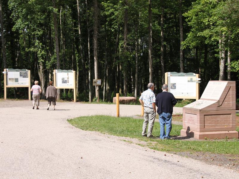 SENTIER DE MEMOIRE DE LA COTE 627 Ban-de-Sapt Grand Est