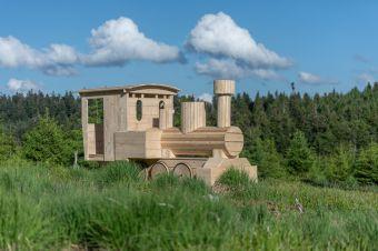 Sentier art nature Le Saulcy Grand Est