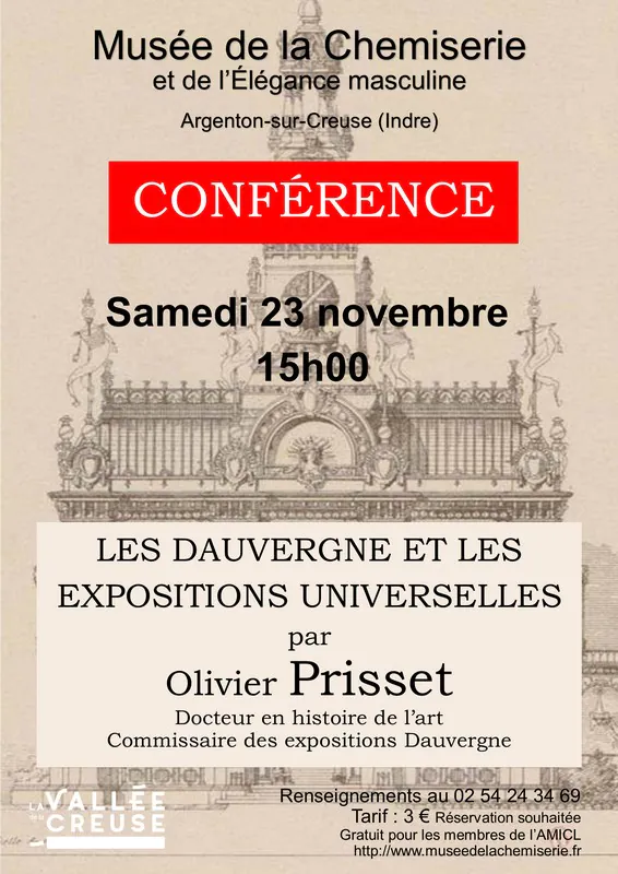 Conférence "Les Dauvergne et les expositions universelles"