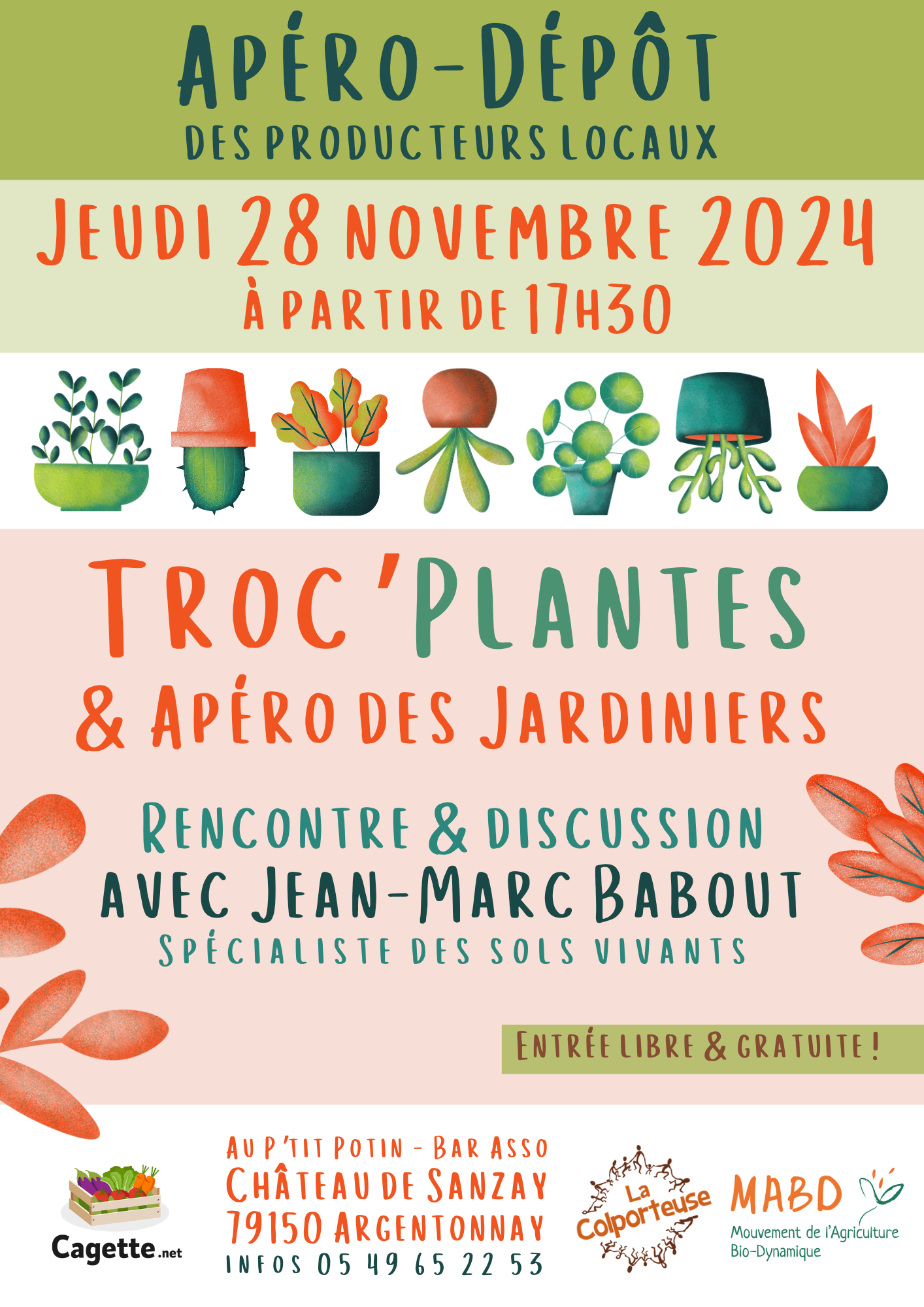 Troc' plantes et apéro des jardiniers