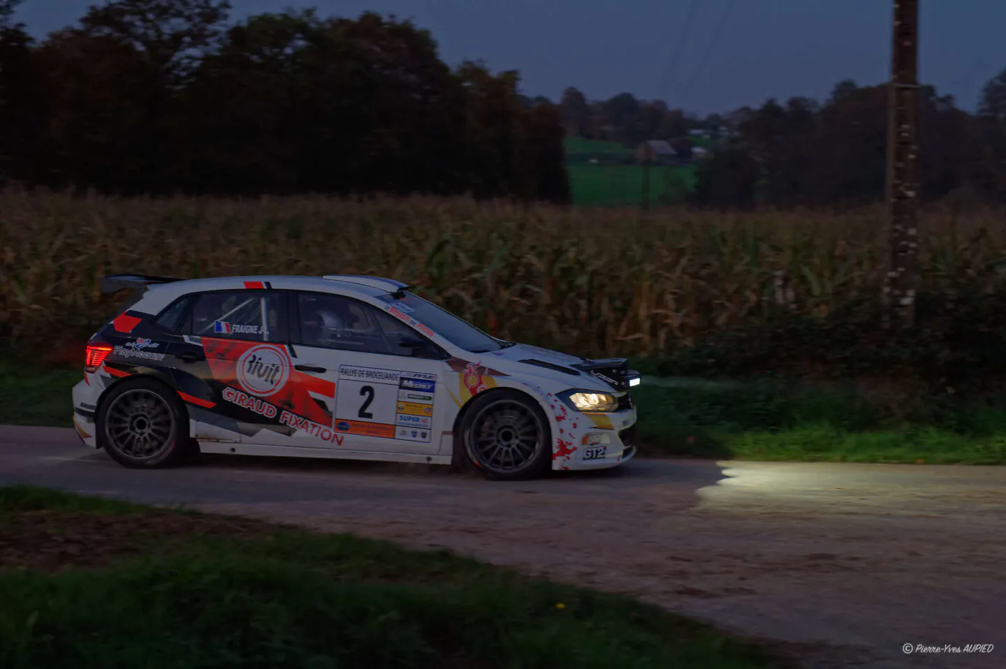 Pilote : Frederic GOBIN lors du rallye de Brocéliande 2024