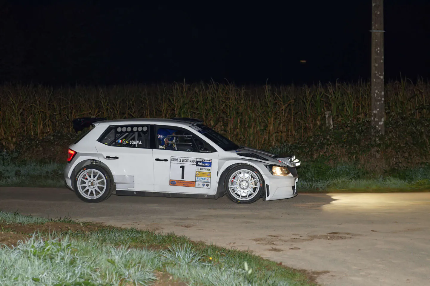 Pilote : Emmanuel GALIVEL lors du rallye de Brocéliande 2024