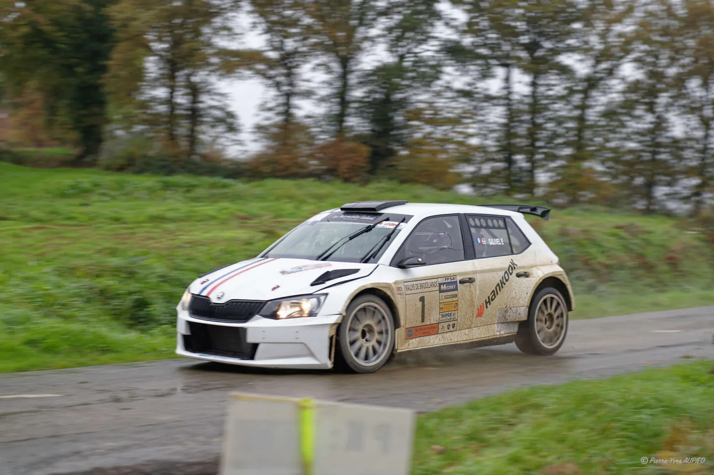 Pilote : Emmanuel GALIVEL lors du rallye de Brocéliande 2024