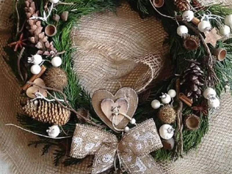 Atelier pour une déco de Noël 100% nature à la Recyclerie