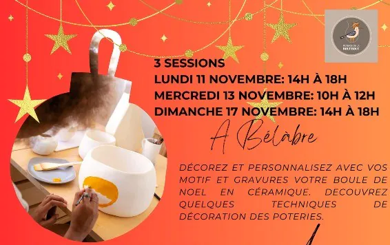 Ateliers de décoration de boules de Noël