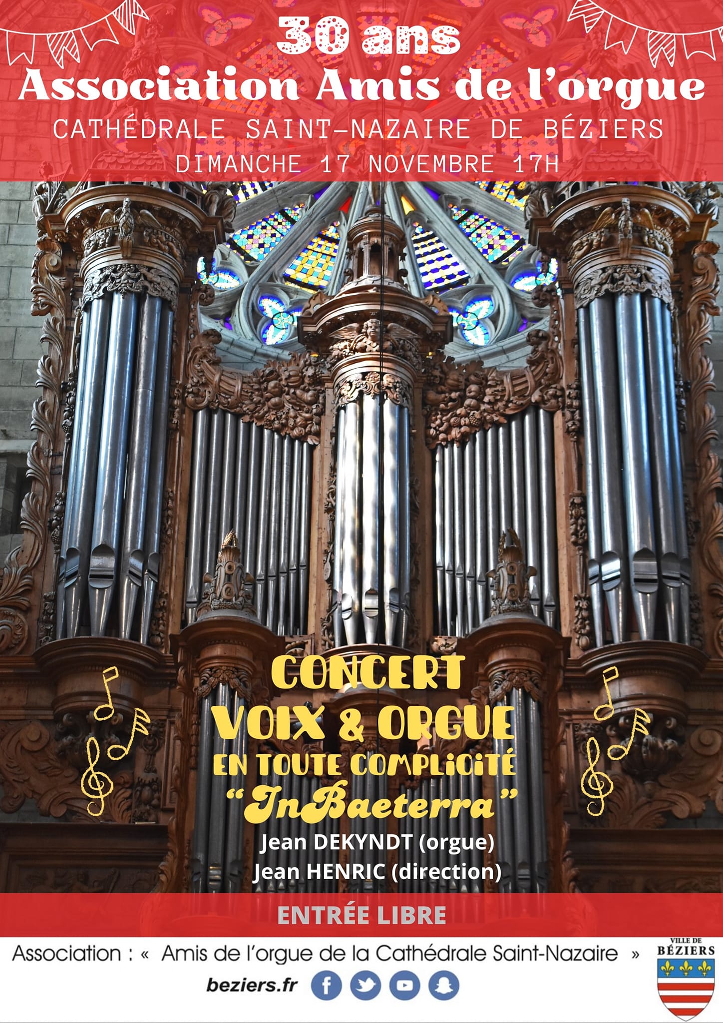 CONCERT VOIX ET ORGUE IN BAETERRA