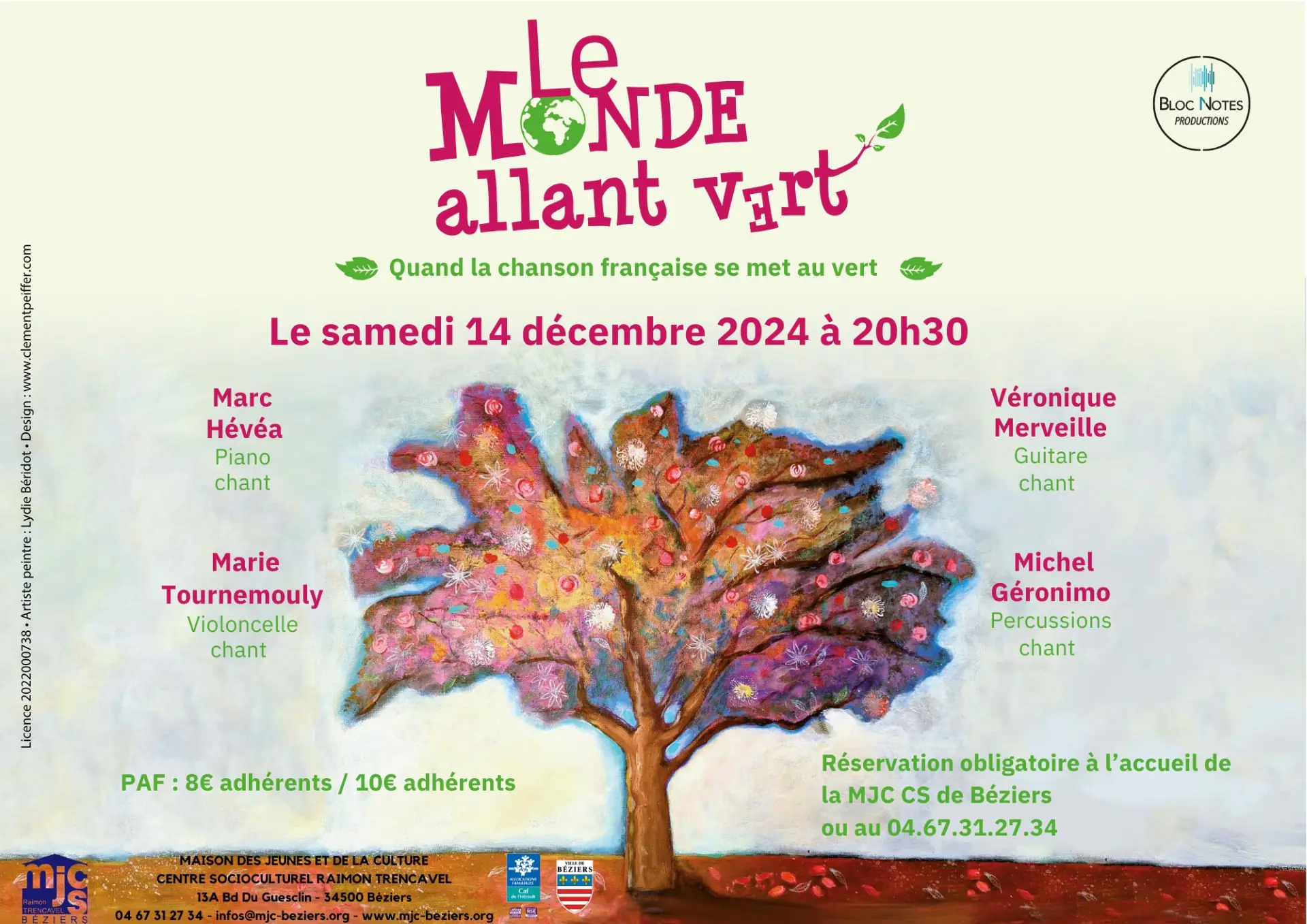 SPECTACLE MUSICAL LE MONDE ALLANT VERS PAR MARC HÉVÈA