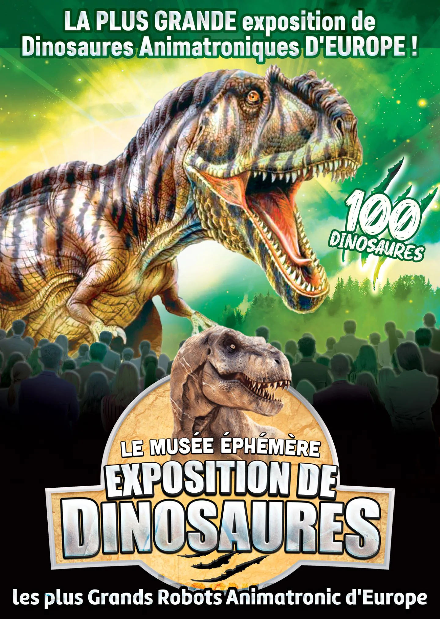 Le musée éphémère Expositon de Dinosaures