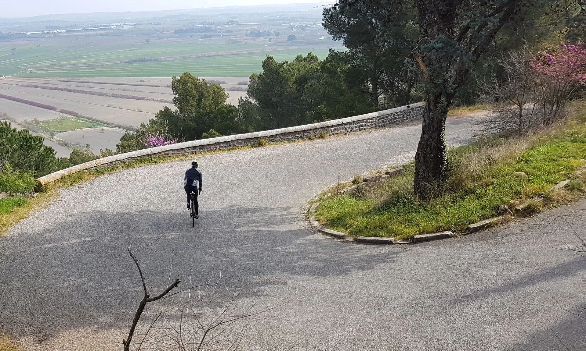 BOUCLE CYCLO N°8 L'OPPIDUM D'ENSERUNE ET L'ETANG ASSÉCHÉ DE MONTADY Colombiers Occitanie