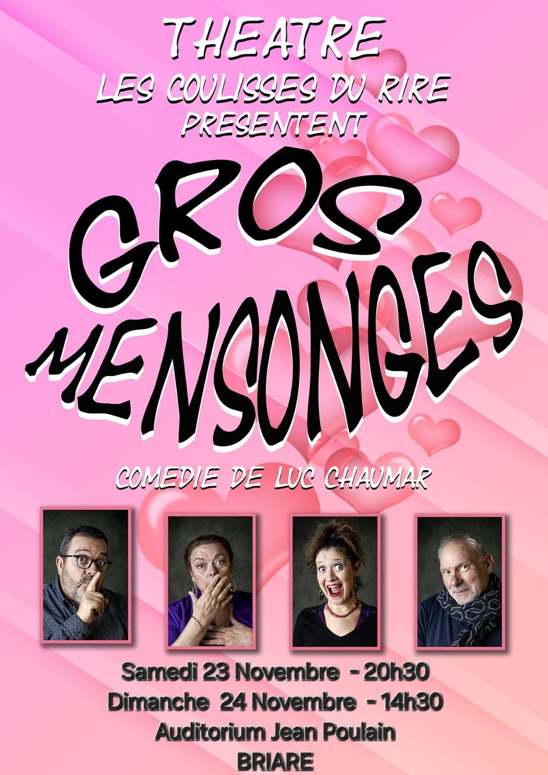 Théâtre "Gros mensonges" par Luc Chaumar