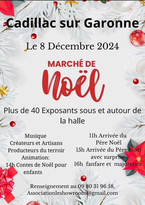 Marché de Noël de Cadillac-sur-Garonne