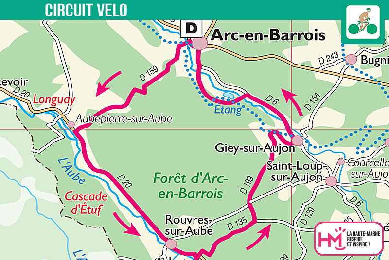 AUTOUR DE LA FORET D'ARC Arc-en-Barrois Grand Est