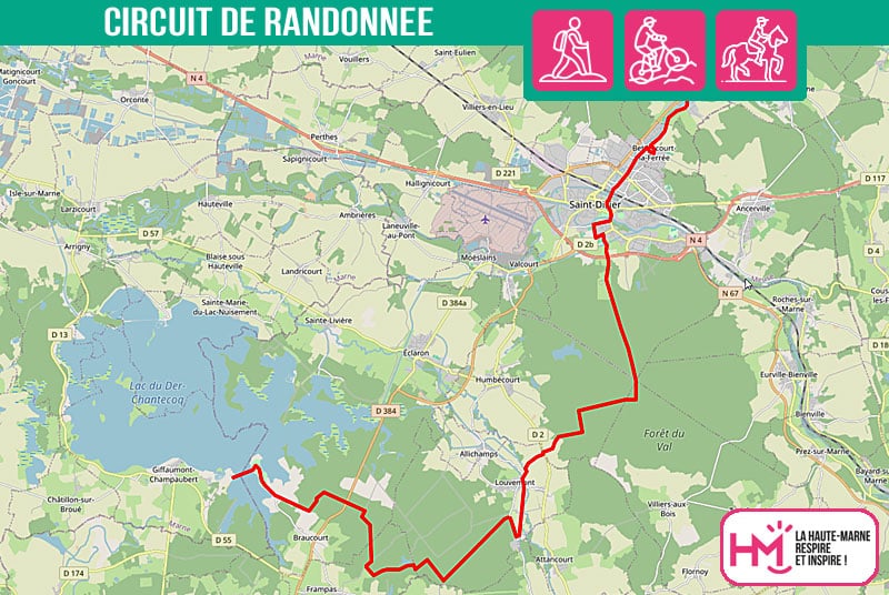LE CHEMIN DE GRANDE RANDONNÉE GR14B® Chancenay Grand Est