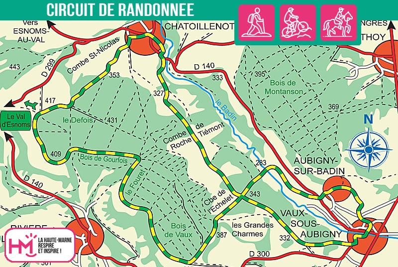 LES GRANDES CHARMES PR N° 57 Le Montsaugeonnais Grand Est