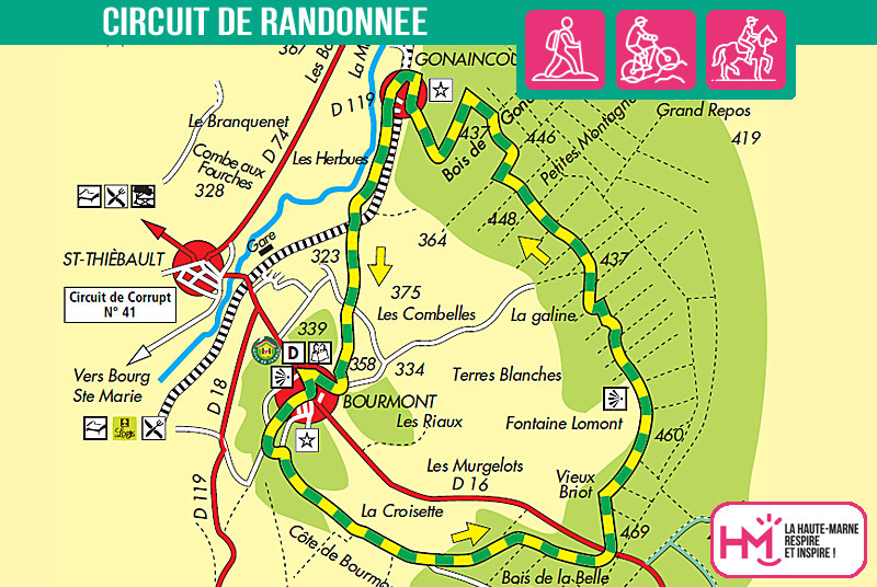 LA BOVE ET LE CONA PR N°35 Bourmont-entre-Meuse-et-Mouzon Grand Est