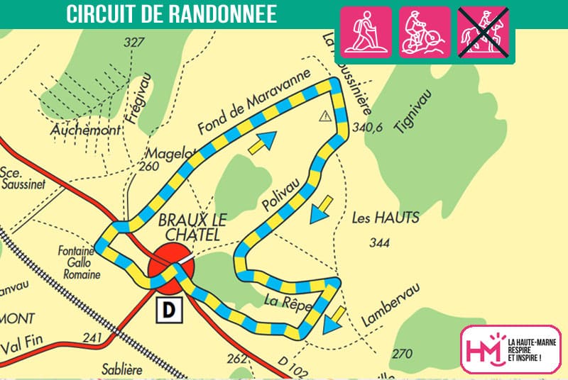 LE TOUR DE LA RÊPE PR N°10 Braux-le-Châtel Grand Est