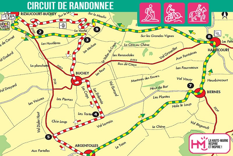 LES COTEAUX DE CHAMPAGNE PR N°14 Rizaucourt-Buchey Grand Est