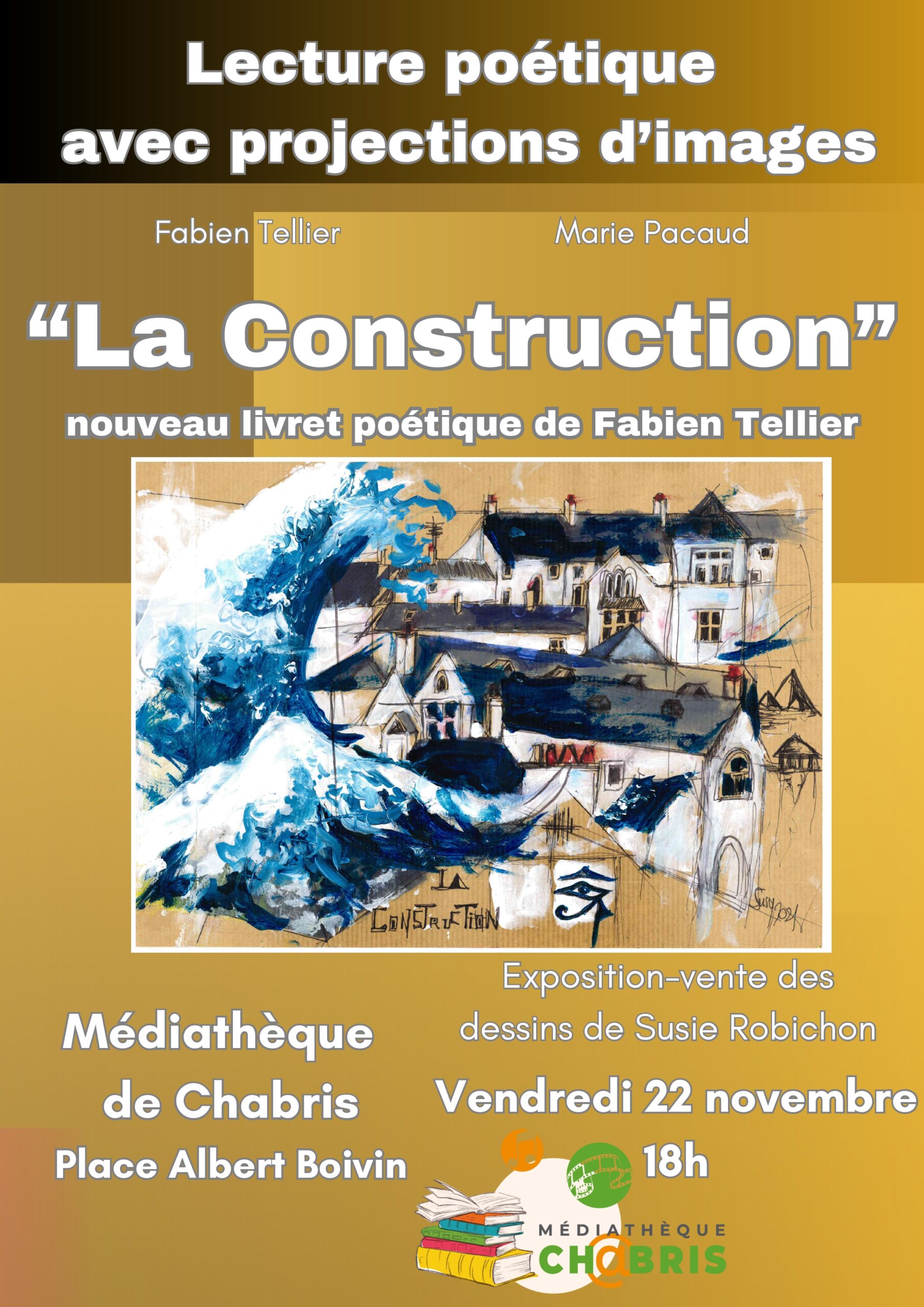 Lecture poétique avec projections d'images "La Construction"