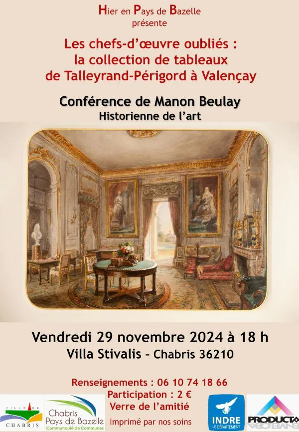 Conférence de Manon Beulay Hier en Pays de Bazelle