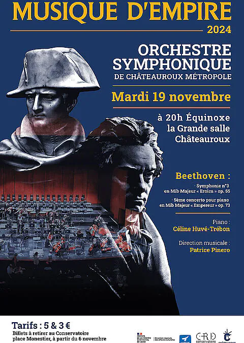 Musique d'empire 2024 Orchestre symphonique de Châteauroux Métropole