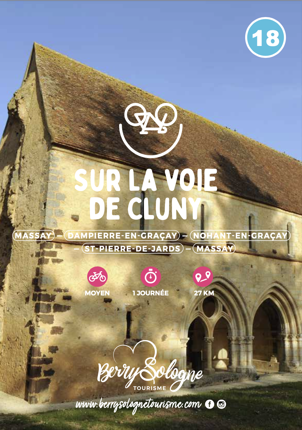 Boucle n°18 sur la voie de Cluny Massay Centre-Val de Loire