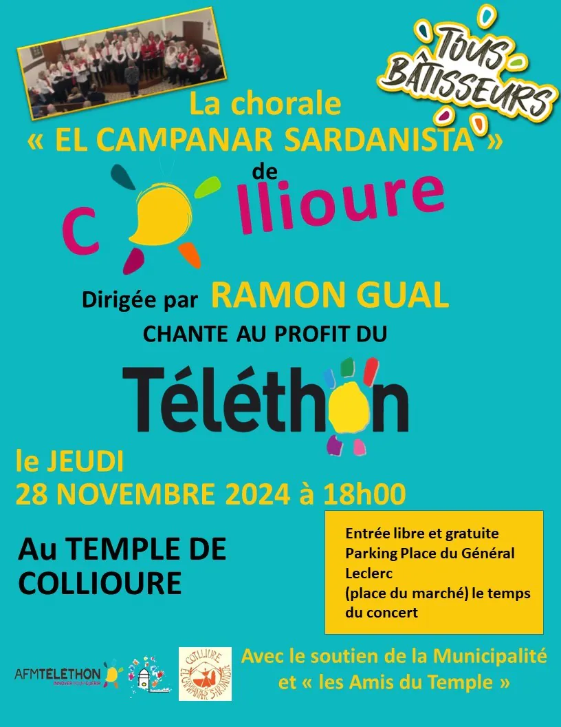 CHORALE CATALANE POUR LE TÉLÉTHON