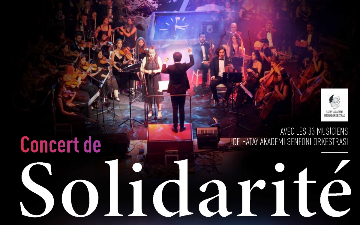 Concert de Solidarité pour les victimes du tremblement de terre du 6 février 2023 Théâtre du Gymnase Paris