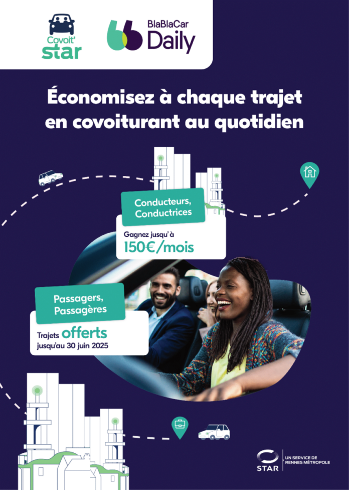 covoiturage rennes app rennes Covoit STAR