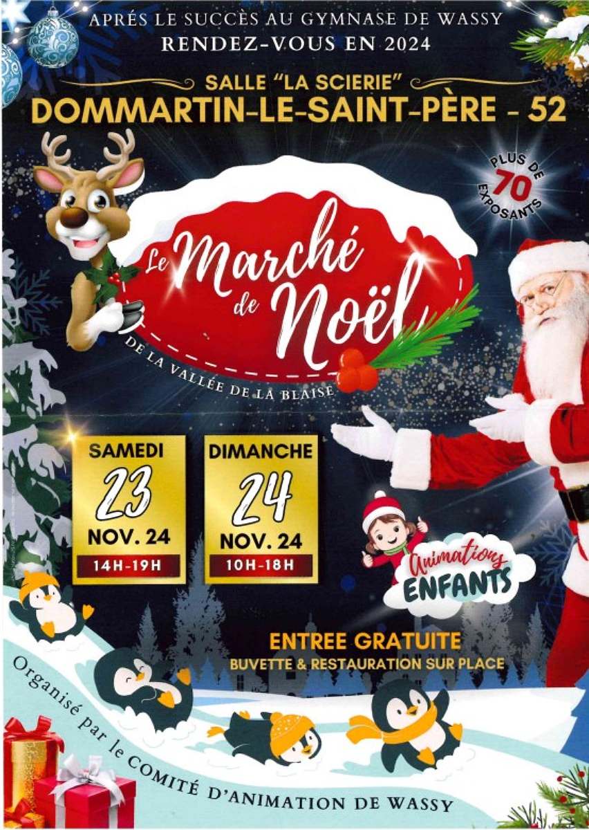 2EME MARCHÉ DE NOEL A DOMMARTIN LE ST PERE