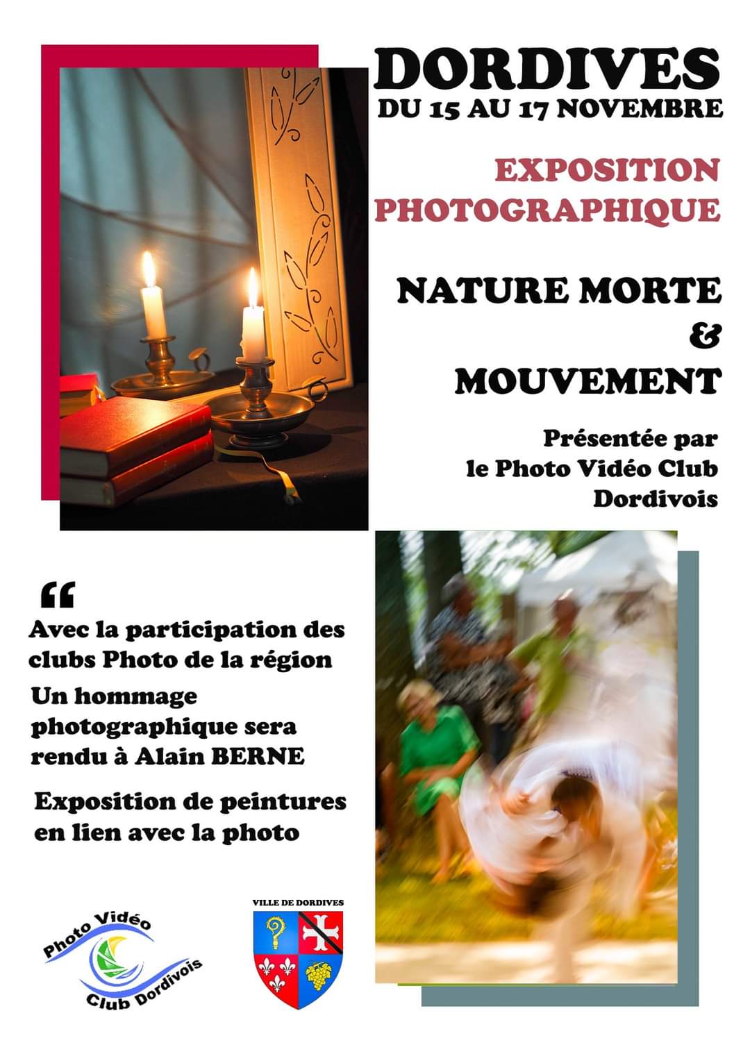 Exposition photographique "Nature morte et mouvement"