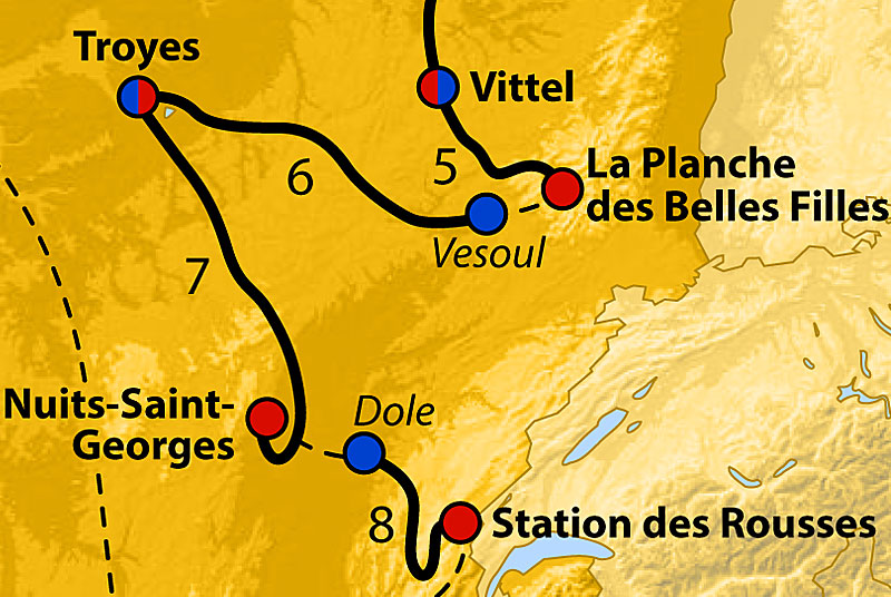 TOUR DE FRANCE 2017 ETAPE N°6 Colombey les Deux Églises Grand Est