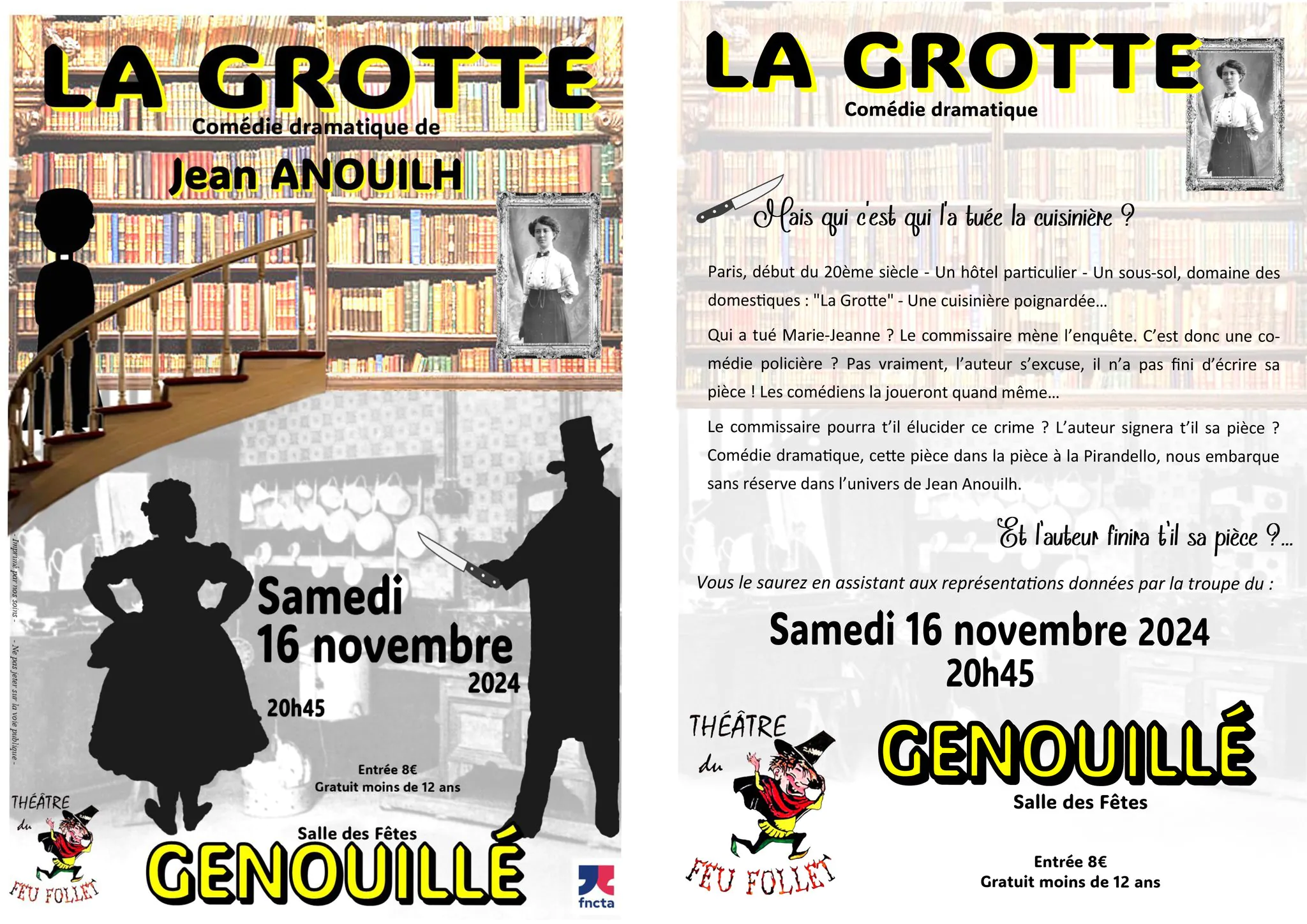 La Grotte Comédie dramatique de Jean Anouilh