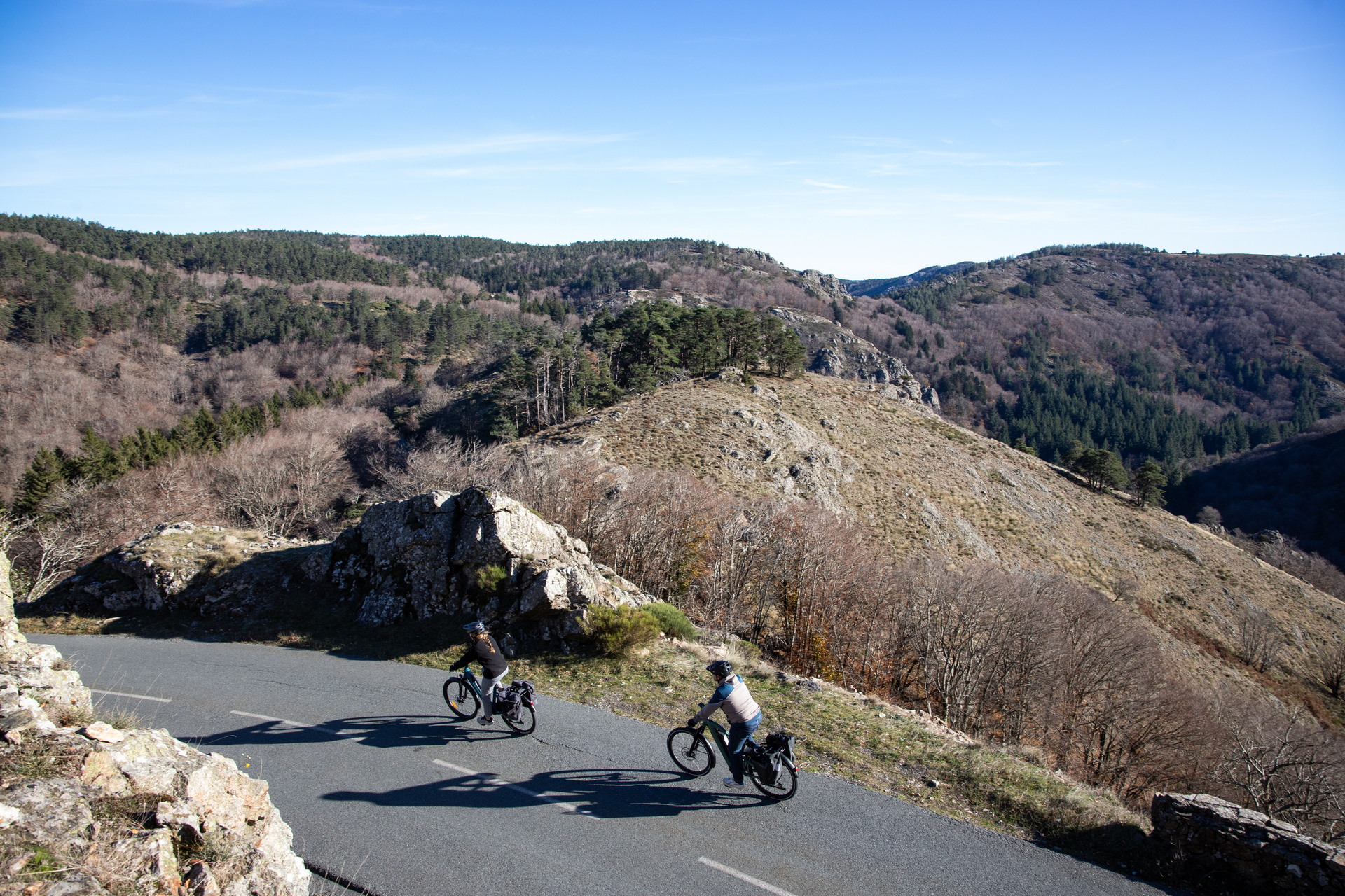 BOUCLE CYCLO N°29 DES VALLÉES AUX SOMMETS DU HAUT-LANGUEDOC Mons Occitanie