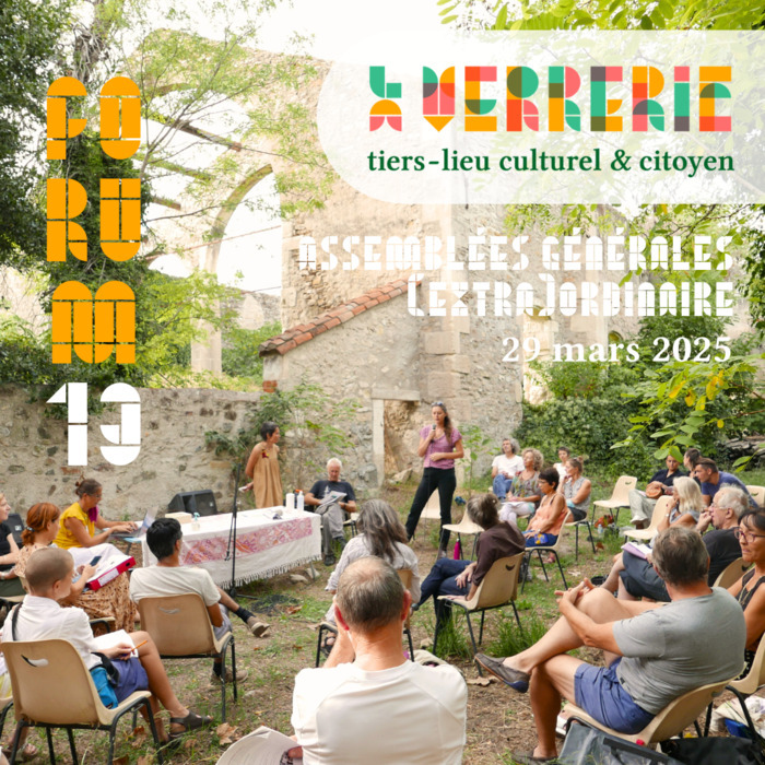 Assemblées générales (extra)ordinaire - La Verrerie Jardins de La Verrerie Arles