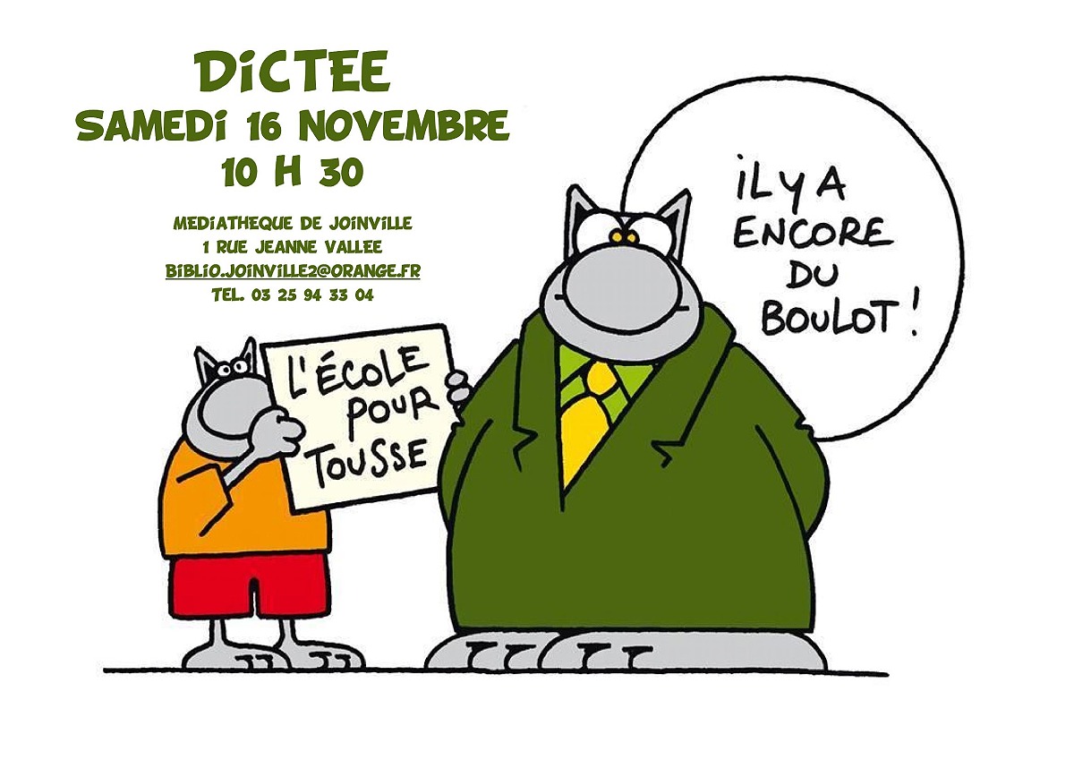 ATELIER DICTÉE