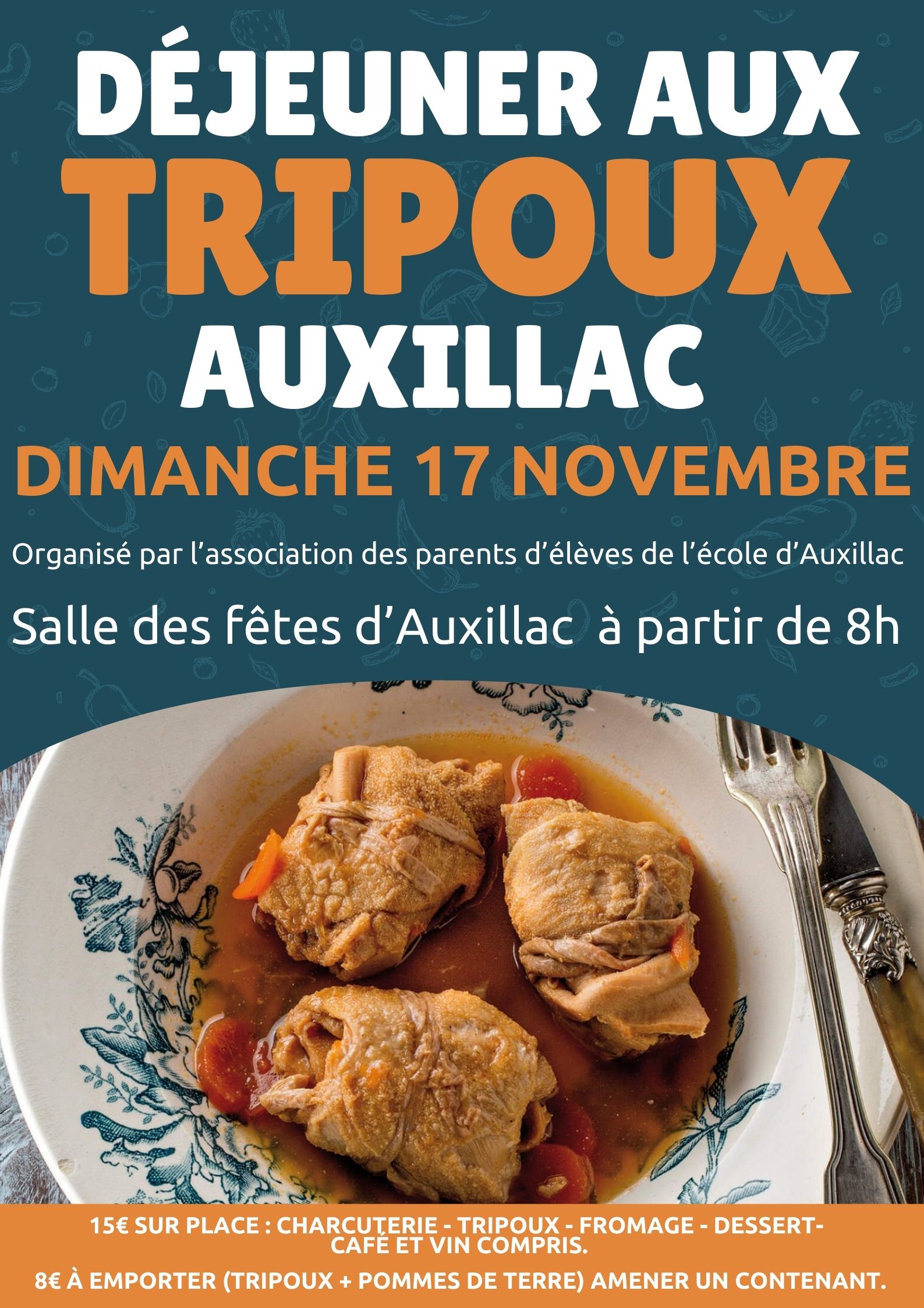 DÉJEUNER AUX TRIPOUX