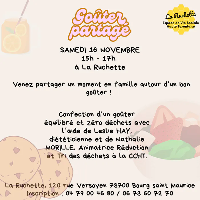 Goûter partagé la ruchette Bourg-Saint-Maurice