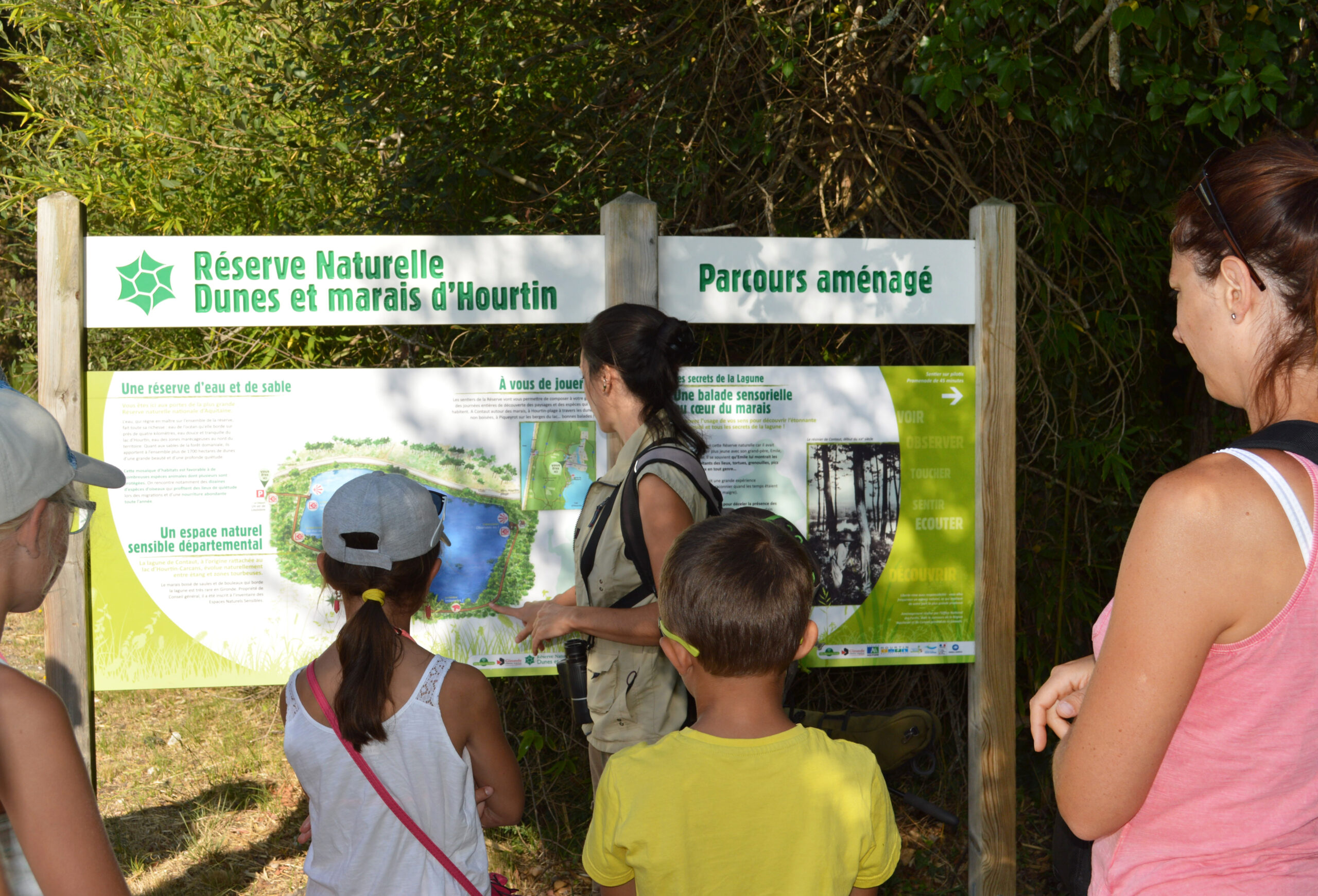 Sentier de la lagune de Contaut Hourtin Nouvelle-Aquitaine