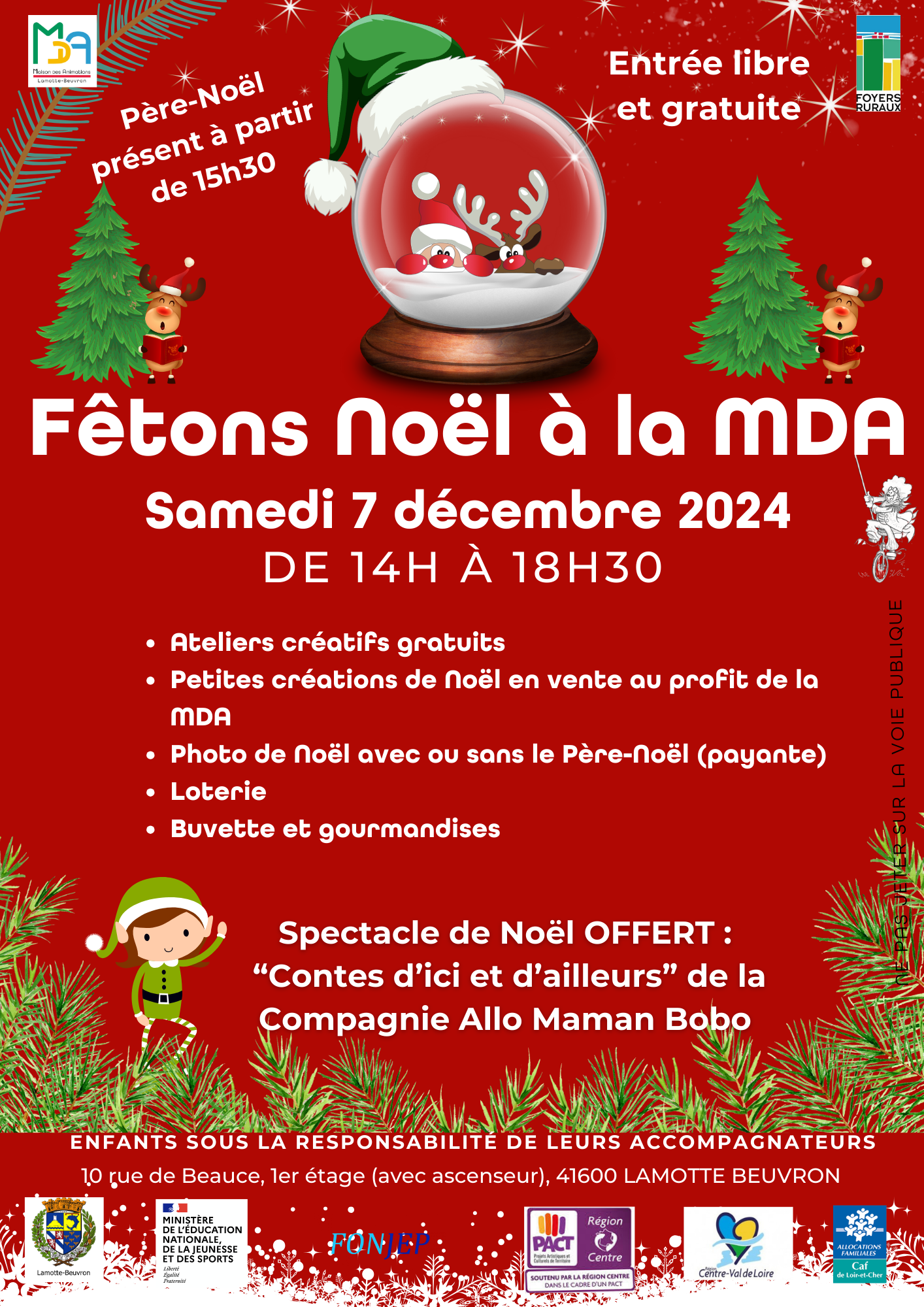 Fêtons Noël à la MDA !