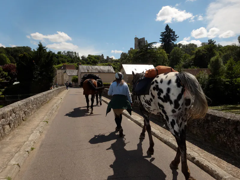 La vallée du Loir... à cheval