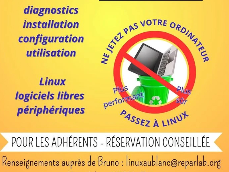 Atelier Linux et logiciels libres