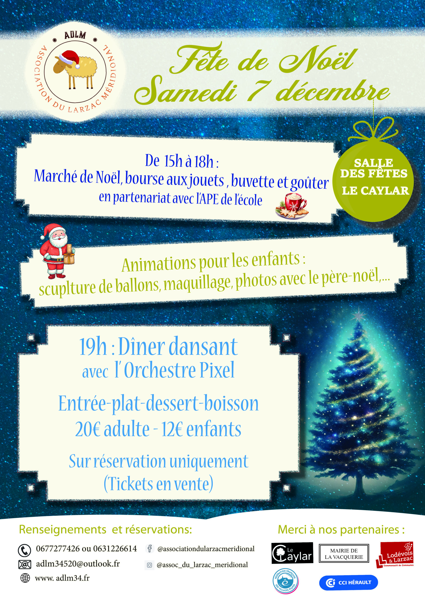 MARCHE ET DINER DANSANT DE NOËL