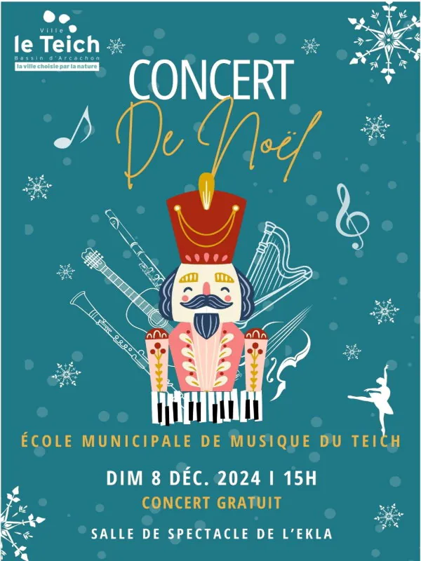 Concert de fin d'année de l'Ecole Municipale de Musique du Teich.