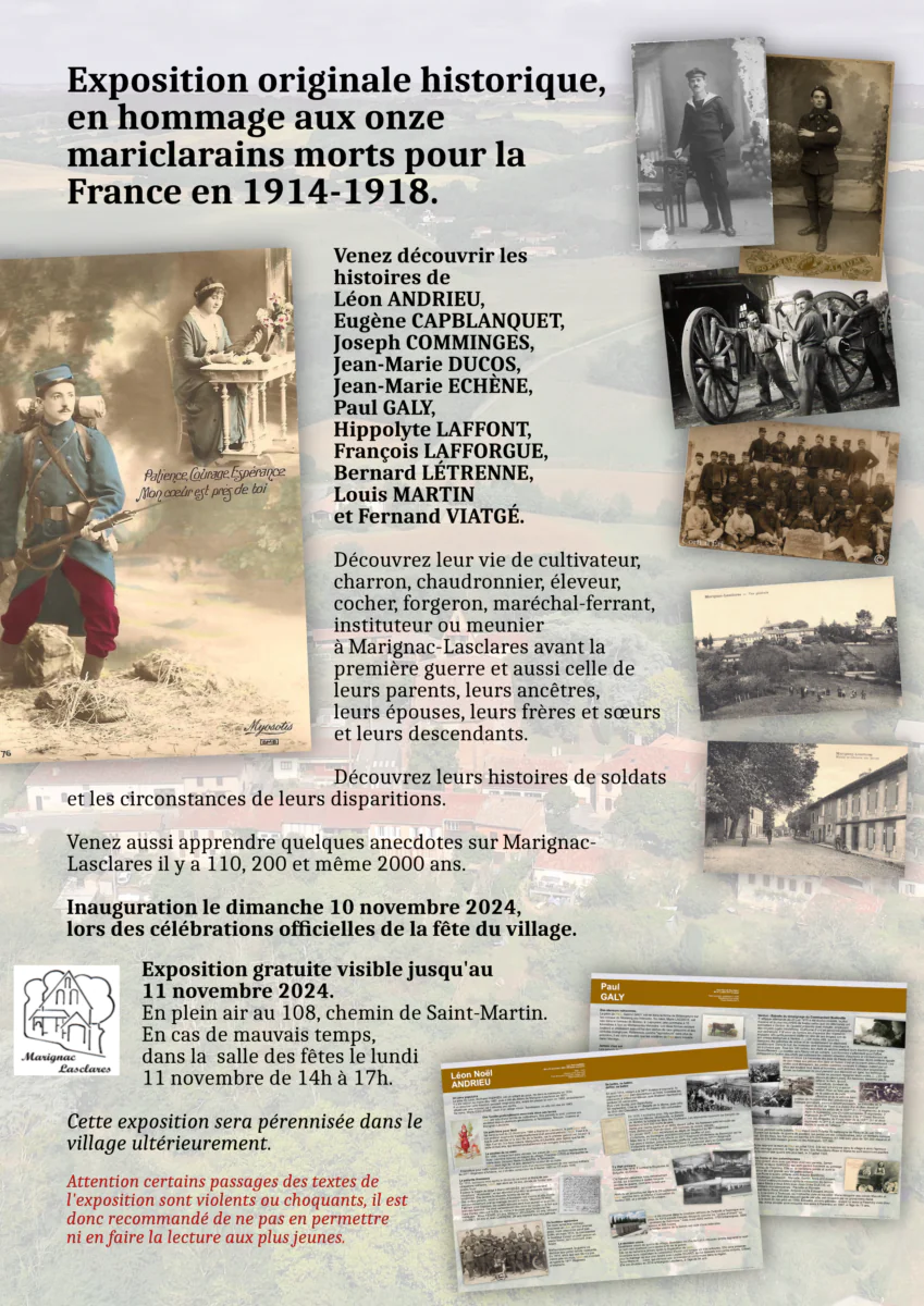 EXPOSITION ORIGINALE HISTORIQUE