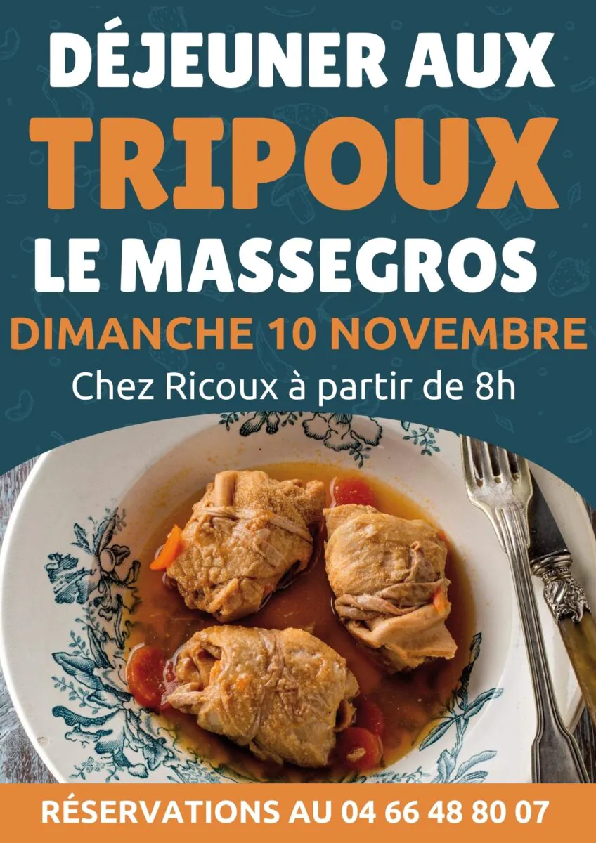 DÉJEUNER AUX TRIPOUX