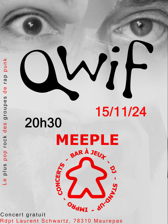 Concert de Qwif au Meeple Meeple Maurepas