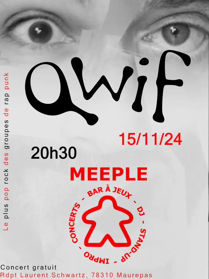 Concert de Qwif au Meeple Meeple Maurepas