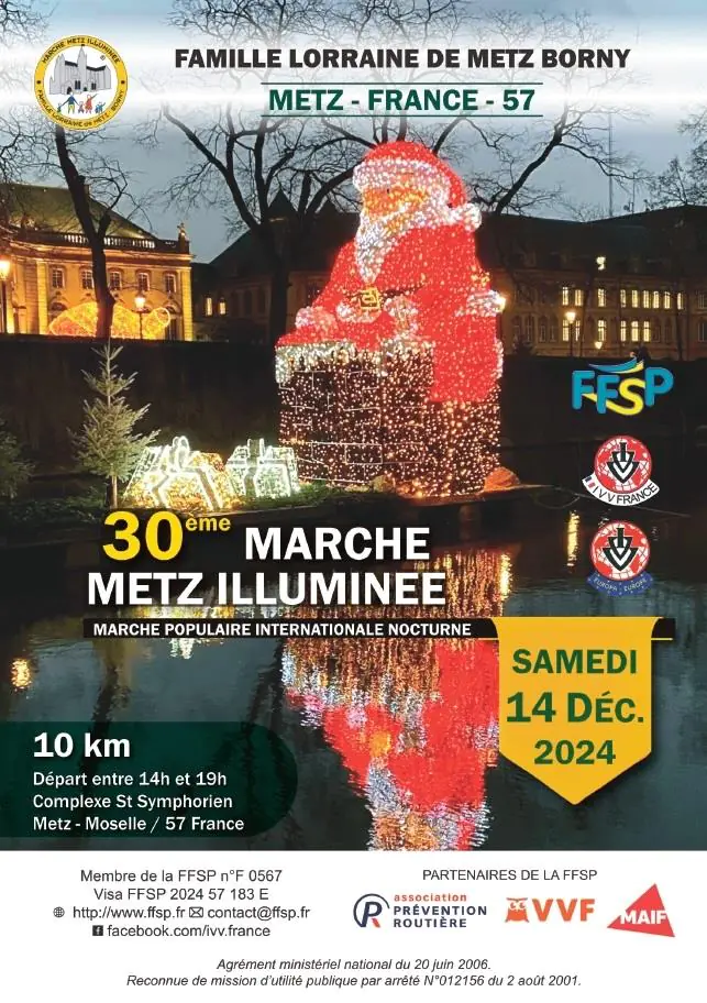 30ÈME MARCHE METZ ILLUMINÉE